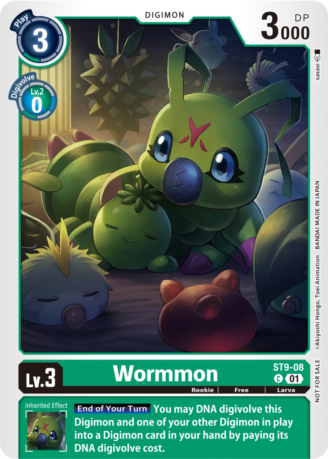 Wormmon [ST9-08] (NYCC 2023 Demo Deck) [Starter Deck: Ultimate Ancient Dragon] | Devastation Store