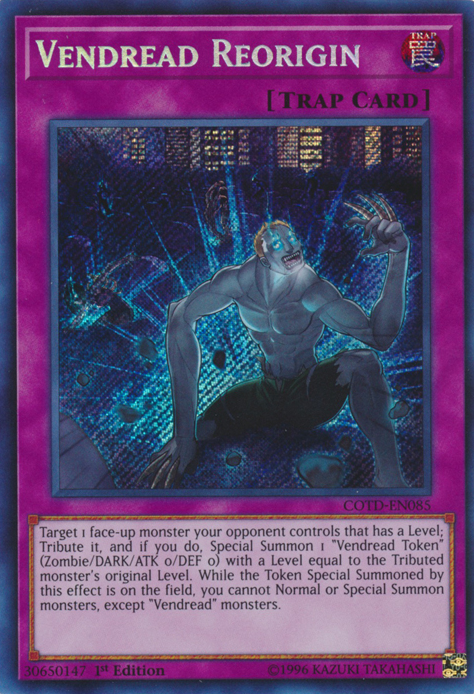 Vendread Reorigin [COTD-EN085] Secret Rare | Devastation Store