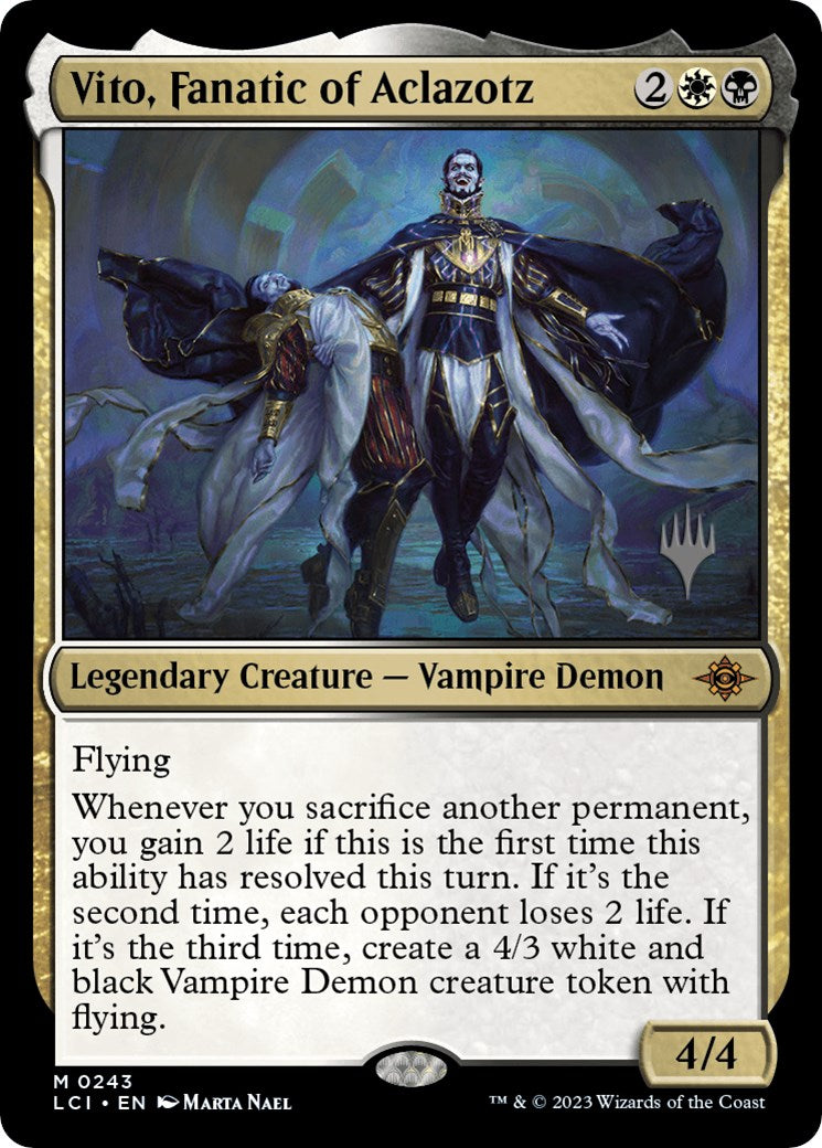 Vito, Fanatic of Aclazotz (Promo Pack) [The Lost Caverns of Ixalan Promos] | Devastation Store