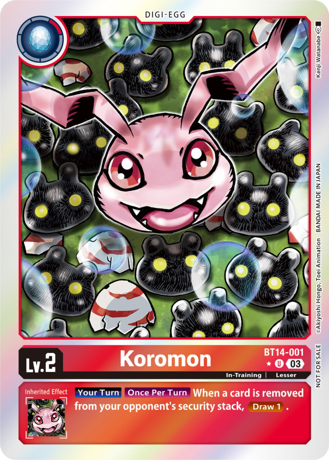 Koromon [BT14-001] (Blast Ace Box Promotion Pack) [Blast Ace] | Devastation Store