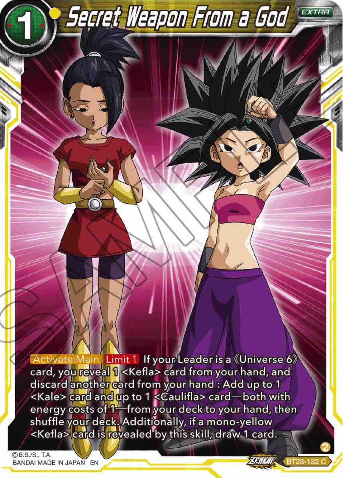 Secret Weapon From a God (BT23-132) [Perfect Combination] | Devastation Store