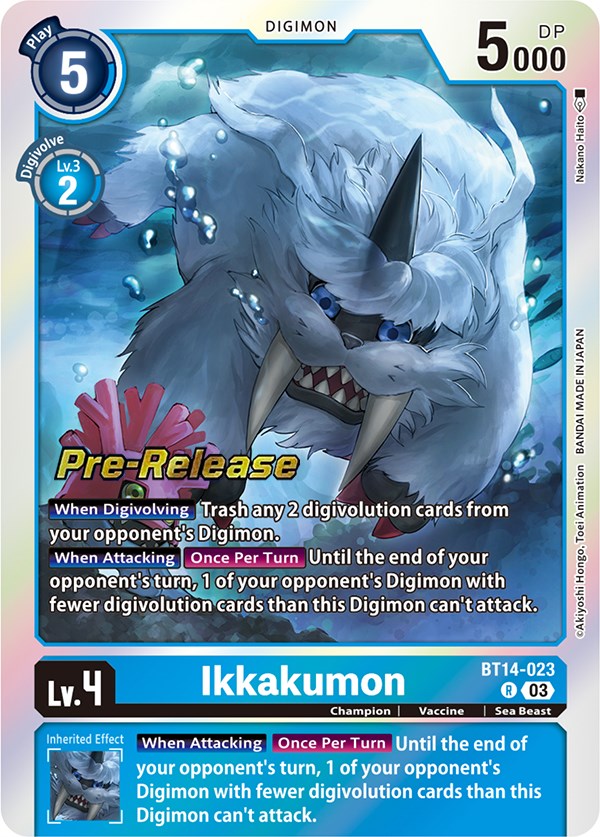 Ikkakumon [BT14-023] [Blast Ace Pre-Release Cards] | Devastation Store