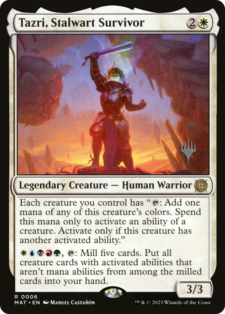 Tazri, Stalwart Survivor (Promo Pack) [The Lost Caverns of Ixalan Promos] | Devastation Store