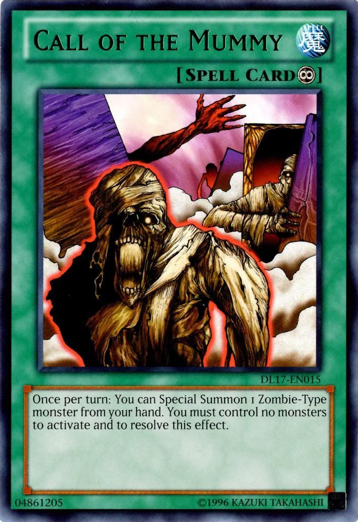 Call of the Mummy (Green) [DL17-EN015] Rare | Devastation Store