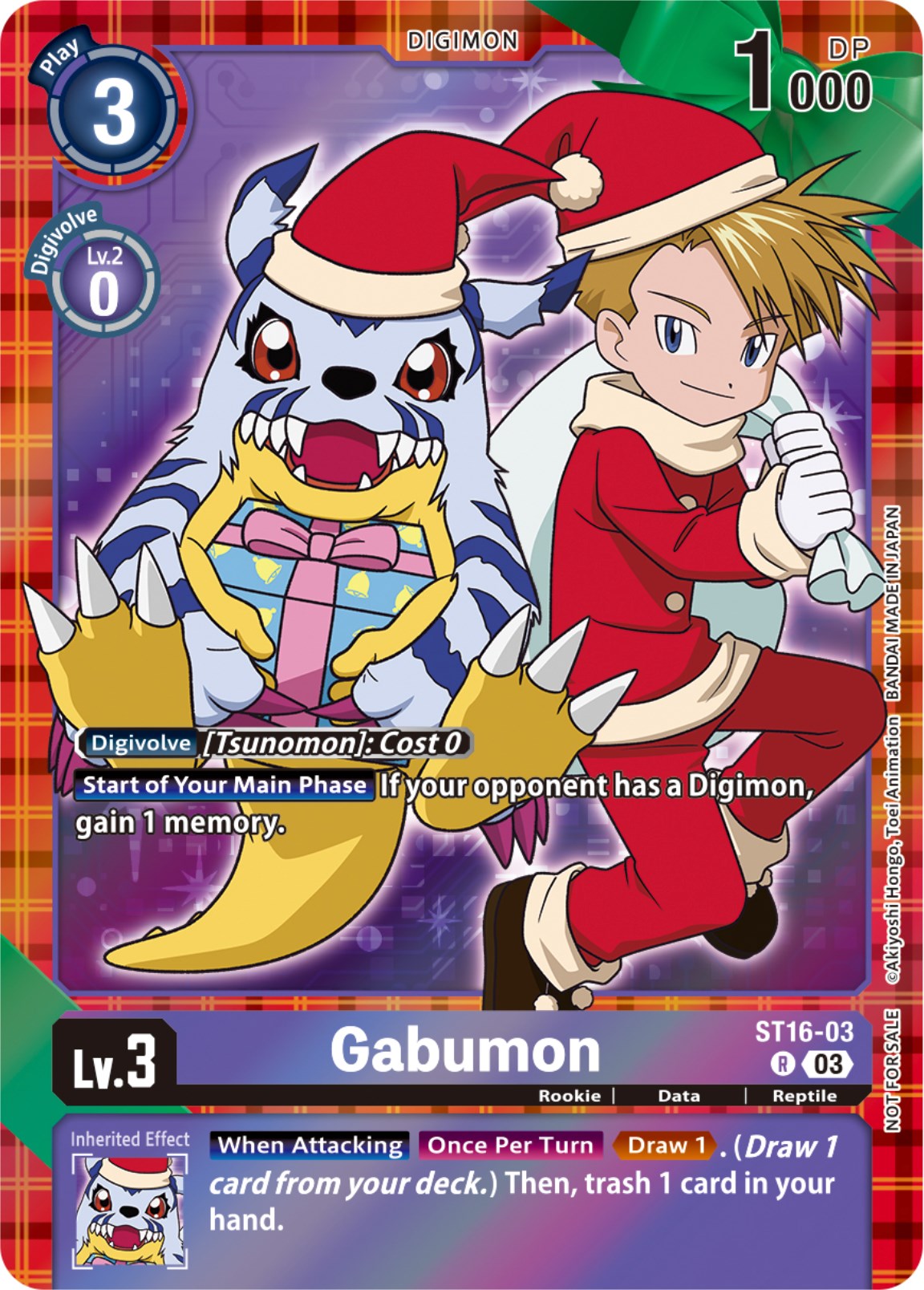 Gabumon [ST16-03] (Winter Holiday 2023) [Starter Deck: Wolf of Friendship] | Devastation Store