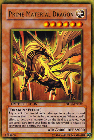 Prime Material Dragon [GLD2-EN032] Ultra Rare | Devastation Store