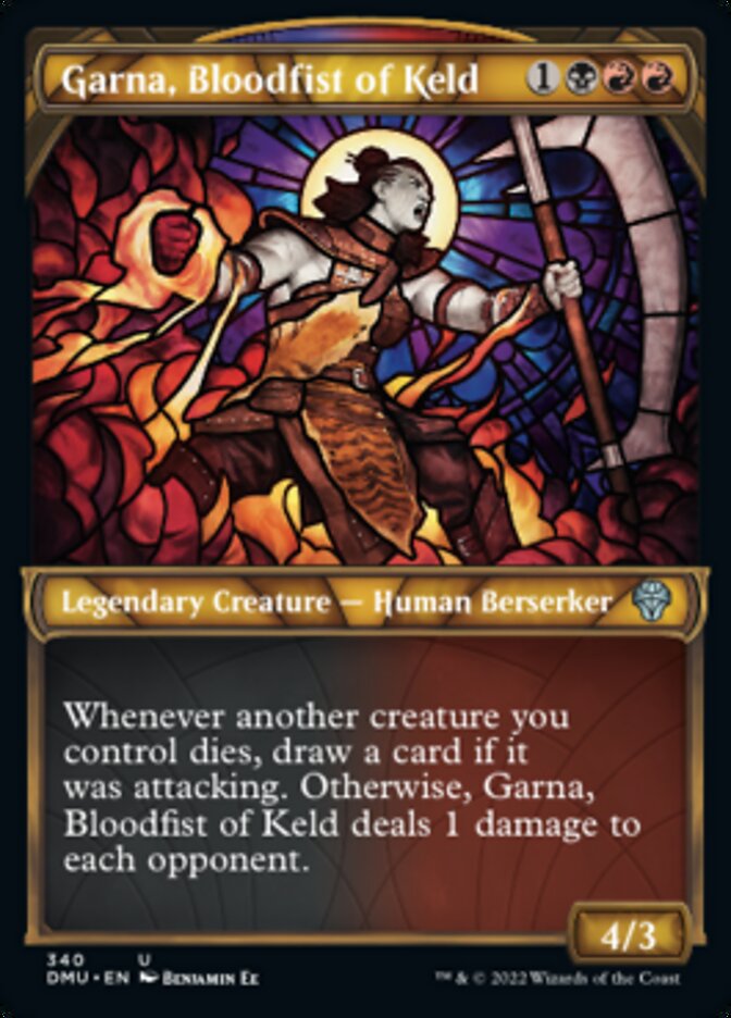 Garna, Bloodfist of Keld (Showcase Textured) [Dominaria United] | Devastation Store