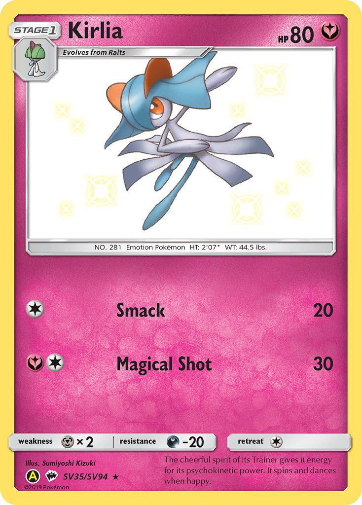 Kirlia (SV35/SV94) [Sun & Moon: Hidden Fates - Shiny Vault] | Devastation Store