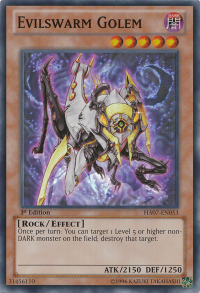 Evilswarm Golem [HA07-EN053] Super Rare | Devastation Store