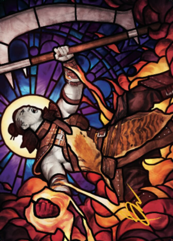 Garna, Bloodfist of Keld Art Card (Gold-Stamped Signature) [Dominaria United Art Series] | Devastation Store