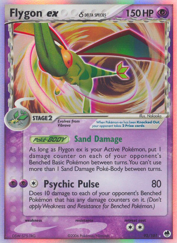 Flygon ex (92/101) (Delta Species) [EX: Dragon Frontiers] | Devastation Store