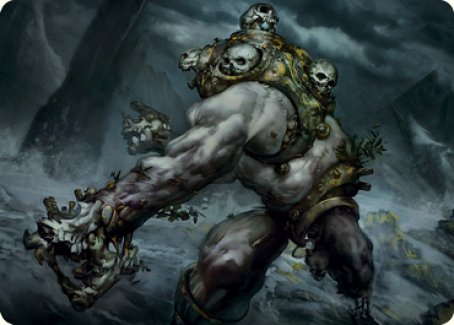 Skull Skaab Art Card [Innistrad: Crimson Vow Art Series] | Devastation Store