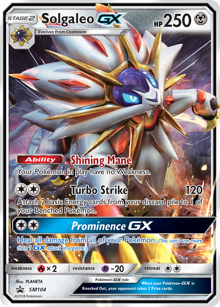 Solgaleo GX (SM104) [Sun & Moon: Black Star Promos] | Devastation Store