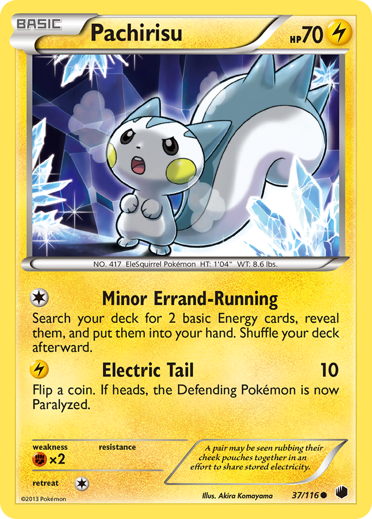 Pachirisu (37/116) [Black & White: Plasma Freeze] | Devastation Store
