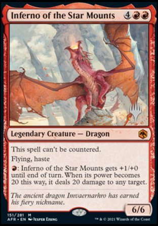 Inferno of the Star Mounts (Promo Pack) [Dungeons & Dragons: Adventures in the Forgotten Realms Promos] | Devastation Store