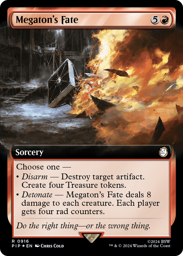 Megaton's Fate (Extended Art) (Surge Foil) [Fallout] | Devastation Store