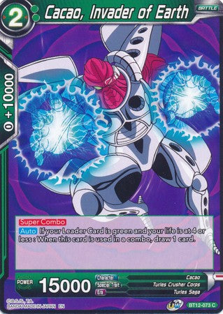 Cacao, Invader of Earth [BT12-073] | Devastation Store