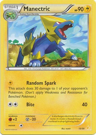Manectric (13/30) [XY: Trainer Kit 3 - Pikachu Libre] | Devastation Store