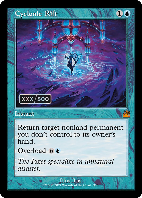 Cyclonic Rift (Retro) (Serialized) [Ravnica Remastered] | Devastation Store