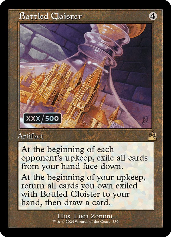 Bottled Cloister (Retro) (Serialized) [Ravnica Remastered] | Devastation Store