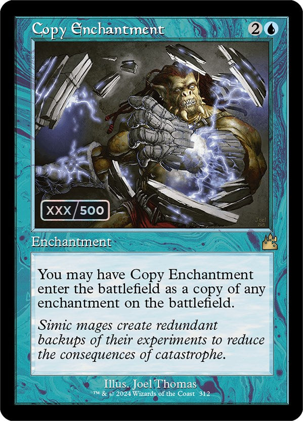 Copy Enchantment (Retro) (Serialized) [Ravnica Remastered] | Devastation Store
