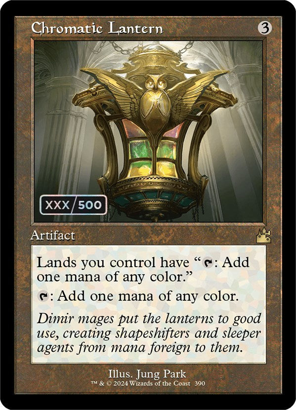 Chromatic Lantern (Retro) (Serialized) [Ravnica Remastered] | Devastation Store