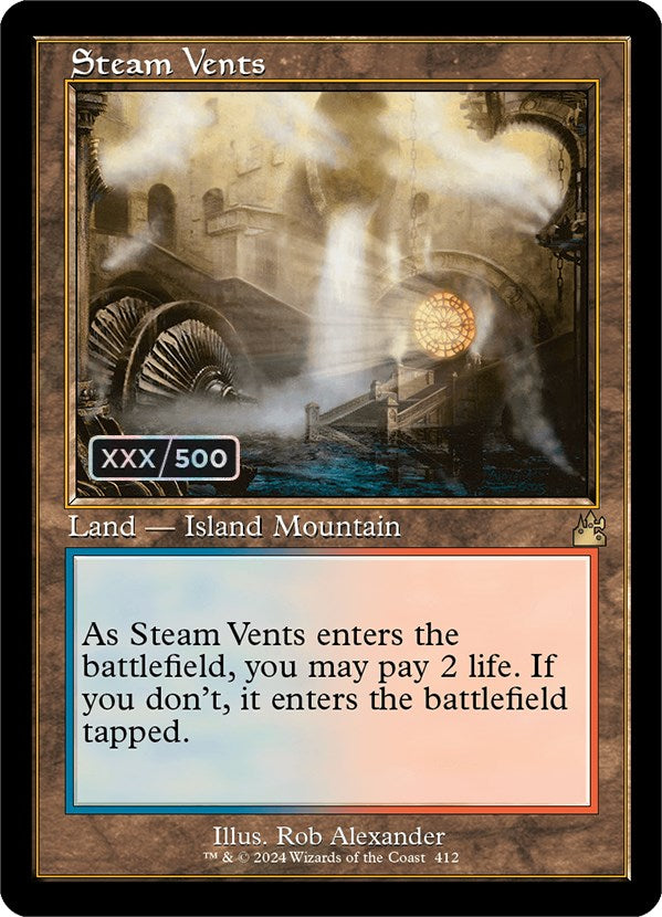 Steam Vents (Retro) (Serialized) [Ravnica Remastered] | Devastation Store