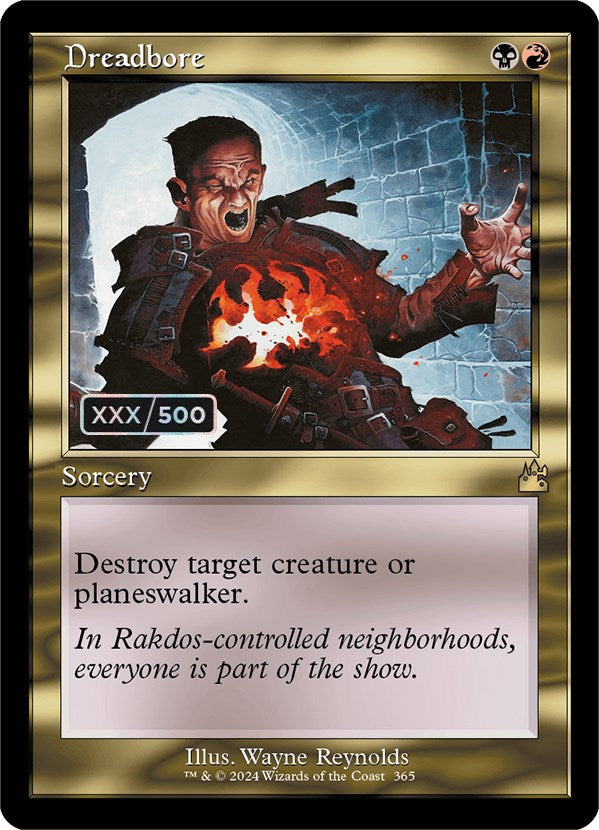 Dreadbore (Retro) (Serialized) [Ravnica Remastered] | Devastation Store