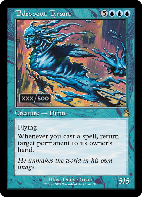 Tidespout Tyrant (Retro) (Serialized) [Ravnica Remastered] | Devastation Store