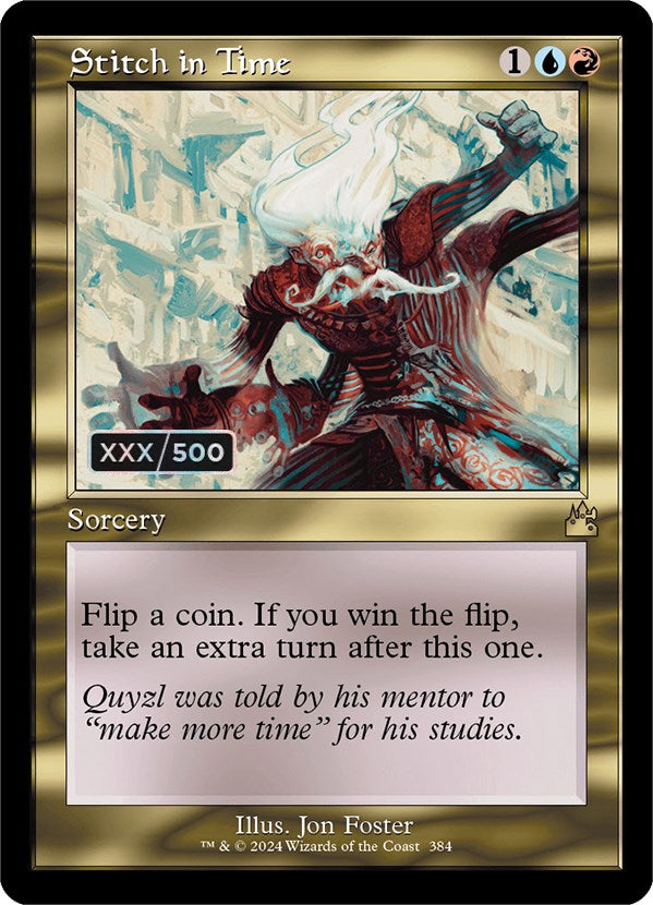 Stitch in Time (Retro) (Serialized) [Ravnica Remastered] | Devastation Store