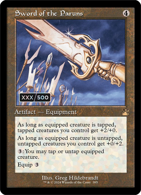 Sword of the Paruns (Retro) (Serialized) [Ravnica Remastered] | Devastation Store
