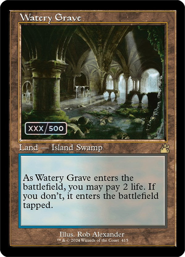 Watery Grave (Retro) (Serialized) [Ravnica Remastered] | Devastation Store