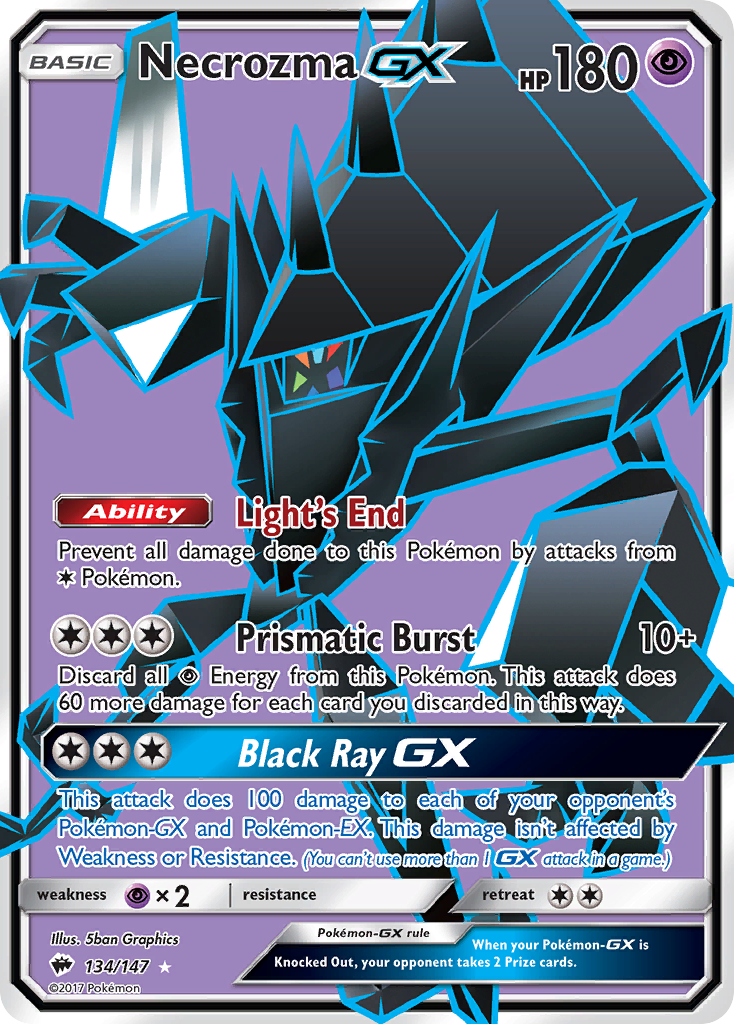 Necrozma GX (134/147) [Sun & Moon: Burning Shadows] | Devastation Store