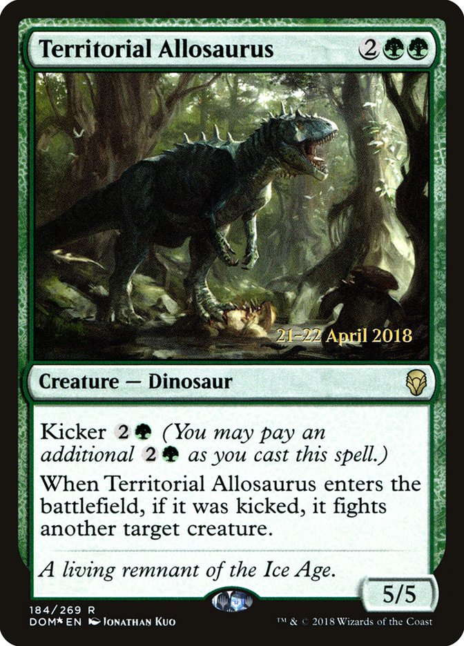 Territorial Allosaurus  [Dominaria Prerelease Promos] | Devastation Store