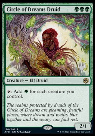 Circle of Dreams Druid (Promo Pack) [Dungeons & Dragons: Adventures in the Forgotten Realms Promos] | Devastation Store