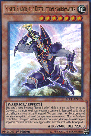 Buster Blader, the Destruction Swordmaster [BOSH-EN018] Ultra Rare | Devastation Store