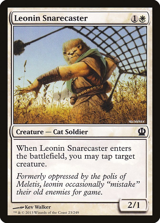 Leonin Snarecaster [Theros] | Devastation Store