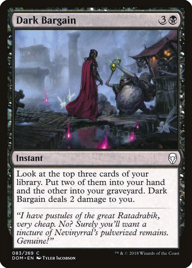 Dark Bargain [Dominaria] - Devastation Store | Devastation Store