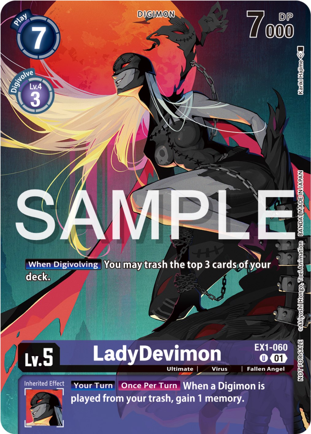 LadyDevimon [EX1-060] (Digimon Illustration Competition Pack 2023) [Classic Collection Promos] | Devastation Store