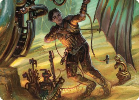 Mishra, Excavation Prodigy Art Card [The Brothers' War Art Series] | Devastation Store