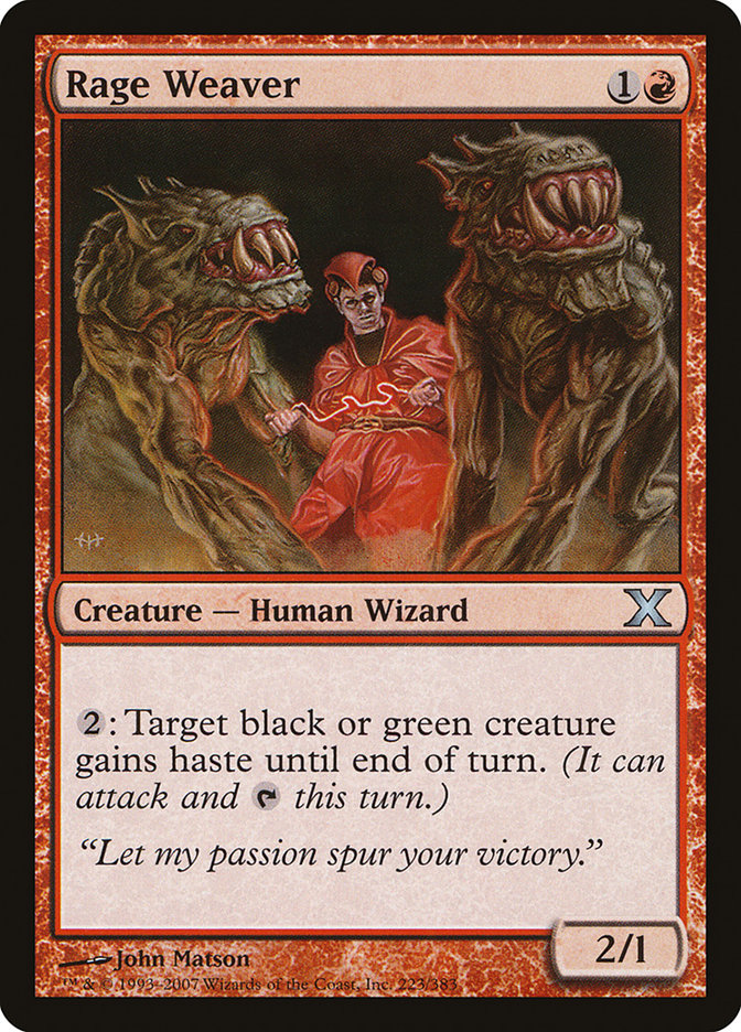 Rage Weaver [Tenth Edition] - Devastation Store | Devastation Store