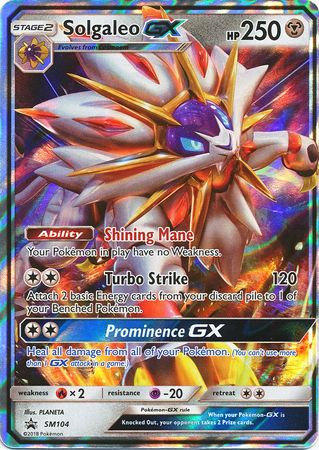 Solgaleo GX (SM104) (Jumbo Card) [Sun & Moon: Black Star Promos] | Devastation Store