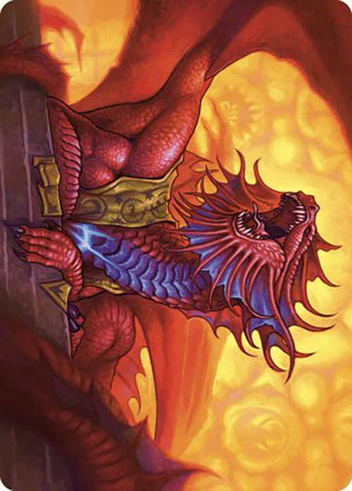 Niv-Mizzet, Guildpact Art Card (44/49) [Murders at Karlov Manor Art Series] | Devastation Store