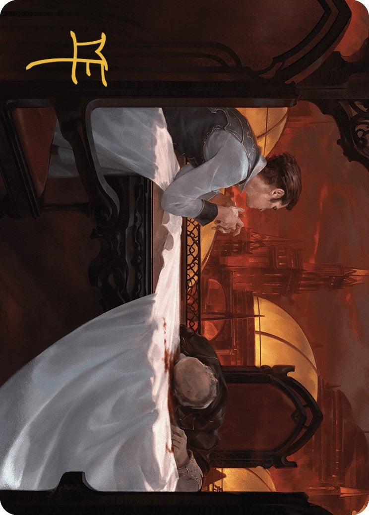 Expedited Inheritance Art Card (Gold-Stamped Signature) [Murders at Karlov Manor Art Series] | Devastation Store