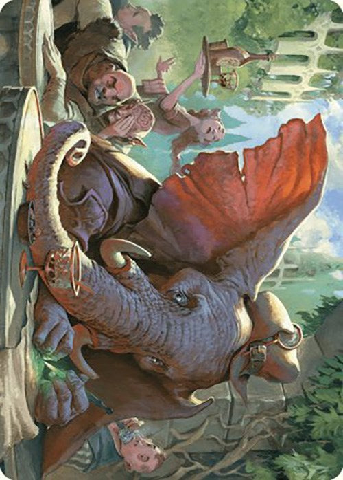 Loxodon Eavesdropper Art Card [Murders at Karlov Manor Art Series] | Devastation Store
