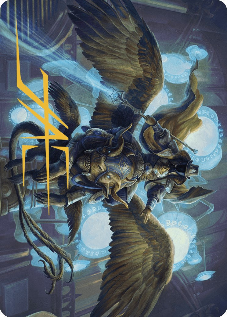 Ezrim, Agency Chief Art Card (Gold-Stamped Signature) [Murders at Karlov Manor Art Series] | Devastation Store