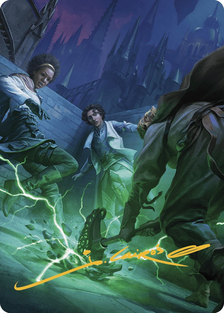 Fanatical Strength Art Card (Gold-Stamped Signature) [Murders at Karlov Manor Art Series] | Devastation Store