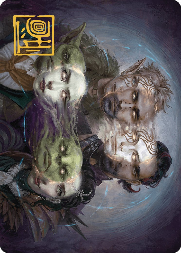 Illicit Masquerade Art Card (Gold-Stamped Signature) [Murders at Karlov Manor Art Series] | Devastation Store