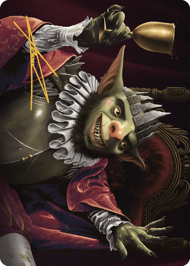 Krenko, Baron of Tin Street Art Card (Gold-Stamped Signature) [Murders at Karlov Manor Art Series] | Devastation Store