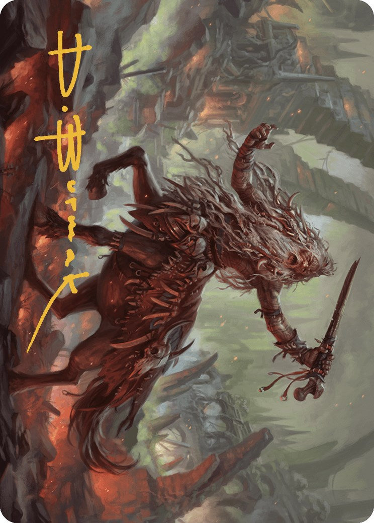 Yarus, Roar of the Old Gods Art Card (24/49) (Gold-Stamped Signature) [Murders at Karlov Manor Art Series] | Devastation Store